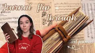 Journal Flip Through ✷ My first finished journal! Creative Journal