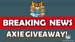 [URGENT] PURE AXIE TEAM GIVEAWAY! 100% FREE! 20 DAYS REMAINING.