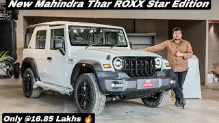 All New 2026 Mahindra Thar Roxx Star Edition Detailed Review 