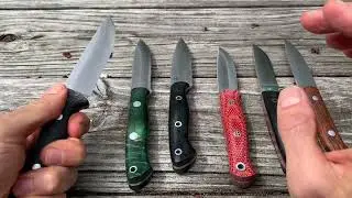 Bark River Gunny Hunter LT Liten Bror Mini Aurora Ultra Lite Bushcrafter Mountaineer II Bird & Trout
