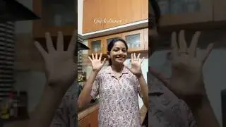 Quick Dinner 😳 #amrithashaji #grwm #unboxing #youtubeshorts #bitmoji #cooking #dinner
