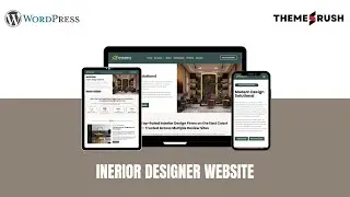 Interior Design Website Template &ndash; Decora Professional WordPress Template by ThemesRush