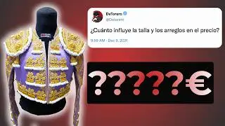 ¿CUANTO CUESTA UN TRAJE DE LUCES DE TORERO AUTÉNTICO?☑️☑️