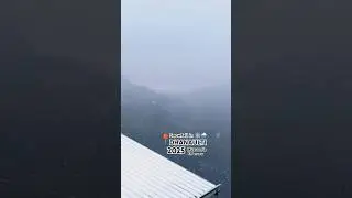 DHANAULTI SNOWFALL 🌨️⛄ 12/01/2025 #dhanaulti #mussoorietouristplaces  #mussooriesnowfall #mussoorie
