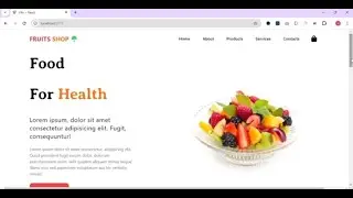 Complete Responsive Fruits Selling Ecommerce Website using ReactJS