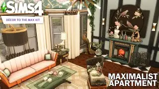 MAXIMALIST APARTMENT // Sims 4 Speed Build // NoCC