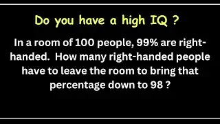 Can You Solve the 99 percent Logic Puzzle?