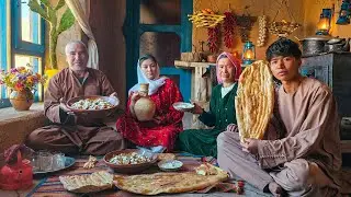 Authentic Afghan Eggplant (Borani Banjan) | Cooking in the Remote Mountains of Afghanistan