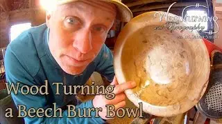 #2 Woodturning a Beech Burr Bowl