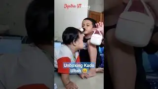 Unboxing Kado Ultah Kakak Aldev ❤️ @dyatrayt #shorts