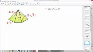 Lateral and Surface Area of Pyramids and Cones
