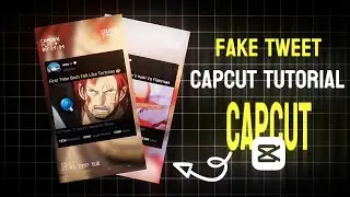 Capcut Fake Tweet Edit Tutorial 😉