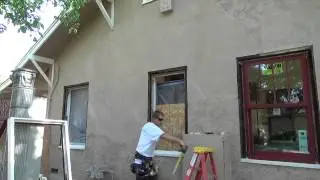 Как установить безфланцевое окно...Часть 1