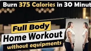 Full Body Workout (Standing Only) | No Jumping, No Equipment | Home Workout @Fit_with_fresh_by_neha 