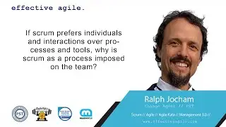 If scrum prefers individuals and interactions over processes and tools, why is scrum imposed?