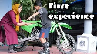 New Bike 😍 New boots 😍| First boot experience | kiddies scoop | #momlife 