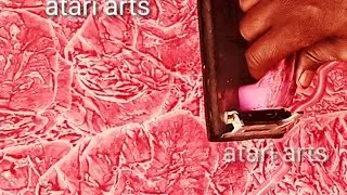 Best Royal Play Design | Single Color Texture |  Royale Pink | Painting | Decor Ideas | Atari Arts