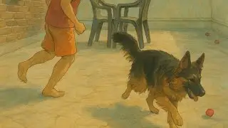 🧿Rocksy Running task in terrace |German Shepherd