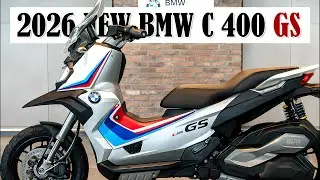 НОВЫЙ BMW C 400 GS 2026 года &mdash; городской скутер для приключений, которого вы не ожидали!