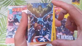 Opening Booster Pack Marvel Versus Official Trading Cards Panini #8