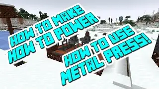 How to Make Power and Use Metal Press Immersive Engineering EP 10 Minecraft 1.20 #minecraft