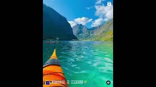 📍Kayaking in Norway