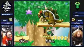 NE Melee Arcadian 2025 - MATE | 22K (Шейк) против Небесного Подсолнуха (Боузер) - SSBM WR4