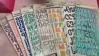More stickers from Michaels  School and alpha