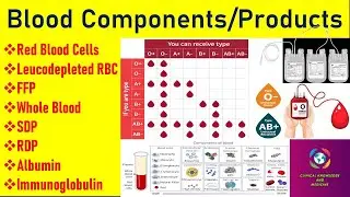 Blood Products/ Components: Composition, Time required, transfusion & Indications