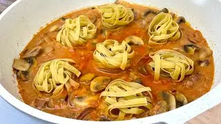 One pot quick pasta recipe 🍝Get your dinner ready in 20 minutes‼️