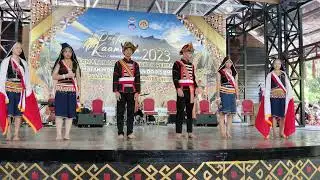 Kaamantan Harvest Festival - Traditional tribal dances. Kota Kinabalu, Sabah, Malaysia.