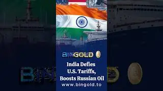 Trump Raises India Tariffs to 50%, Risking Major Trade War #digitalgold #bigodtoken #goldmarket