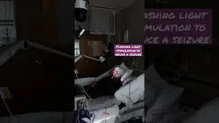 EMU-Flashing Light Stimulation to Induce a Seizure