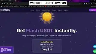 Best website for Flash USDT | $1500 FLASH USER JUST $15