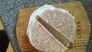 How to divide a frozen hamburger patty - quick and cheap