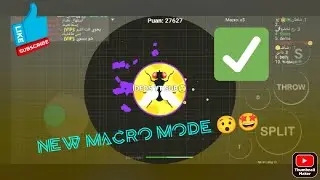 PERFECT TRİCK 😱😱-BLOB io  MACRO MODE ☄️☄️ #agario #macro #youtube