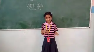 Rani Kanishkaa sri // Grade 2 // TED Talk  // ASM Thavalakuppam.