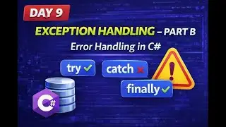 .Net Developer Journey - Day 9: Exception vs Error in C# | T&ndash;C&ndash;F, Result Pattern & .NET Reliability