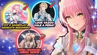 VAZOU! 😱 GAMEPLAY e KIT da AEMEATH e NOVA MONTARIA MECHA + Kit do LUUK Wuthering Waves
