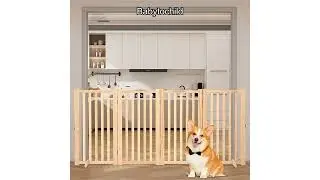 Wooden Freestanding Dog Gate Review That Could Change How You Keep Kids and Pets Safe.