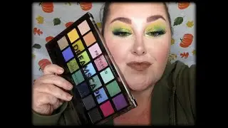 Profusion Dreamscape Palette Look #1 Greens #makeup #makeuptutorial #drugstoremakeup