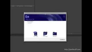 Создание нового проекта в Adobe Encore CS6