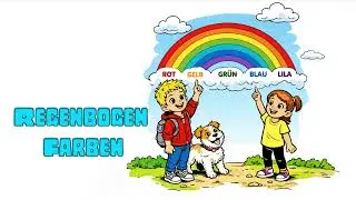 Regenbogen Farben 🌈 | Farben lernen f&uuml;r Kinder | Mitmachlied mit Artur & Foxy | Deutsch