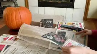 ASMR RELAXING NEWSPAPER CRINKLES & CLIPPING COUPONS | 1 HOUR NO TALKING