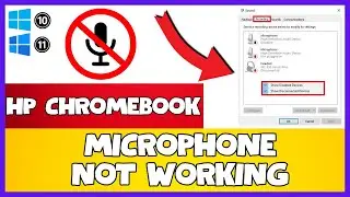 Microphone Is Not Working In Hp Chromebook