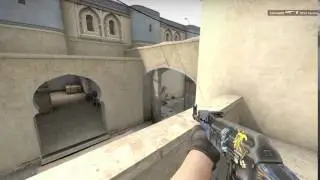 Sick Luck Headshot with AK-47 | CS:GO