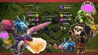 1 Million Total Loot Attacks using Drag-A-Loonion (Town Hall 9 Attack Strategy