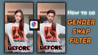 How to do the gender swap filter trend on tiktok | Gender swap filter Capcut tutorial | Face app