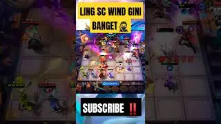 COUNTER LING SC WIND APA GUYS  | MAGIC CHESS #mlbb #mobilelegends #magicchess #mlbbidcreator #shorts