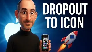 Steve Jobs: From Dropout to Icon Animated Success Story #motiavtionalstory#cartoonland #usastorytime